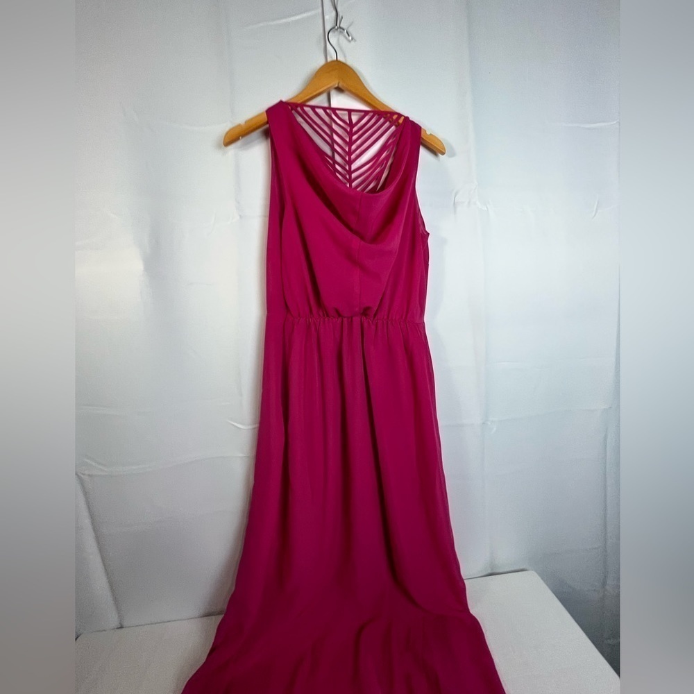 Kate & Mallory Maxi Lined Pink Dress size M NWOT